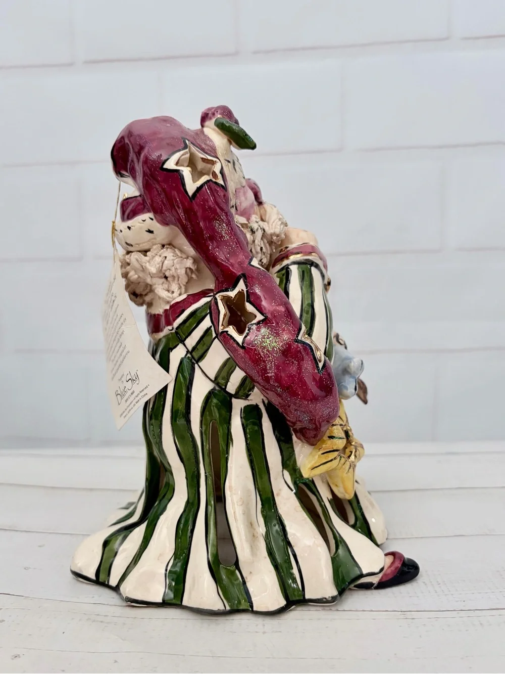 The Blue Sky Clayworks Santa Claus Figurine by Heather Goldminc